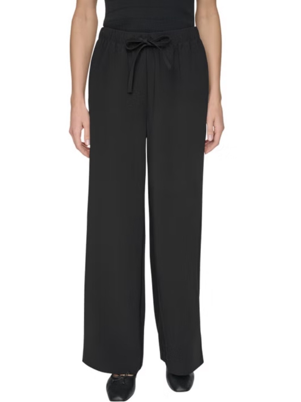 DKNY Women’s Crepe Drawstring Pant